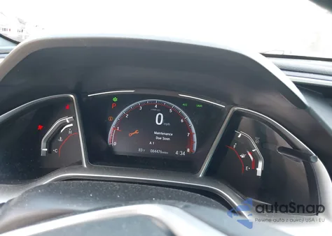 2019 Honda Civic Sport z USA, uszkodzony, nr VIN 2HGFC4B84KH301382